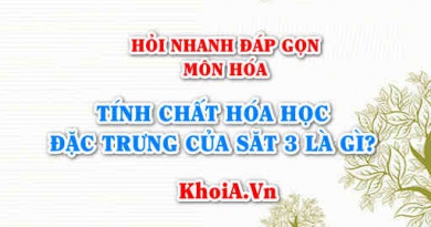 Tính chất hóa học đặc trưng của Sắt 3 là gì? Hỏi nhanh đáp gọn môn Hóa